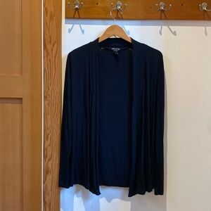 Plum Lightweight Open Front Cardi